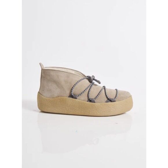 Free People Shoes - Free People Snowdrop Micro Mukluk Boot Suede Fur Moccasin 8 Shoes Warm Womens